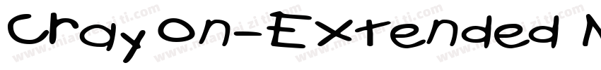 Crayon-Extended Normal字体转换